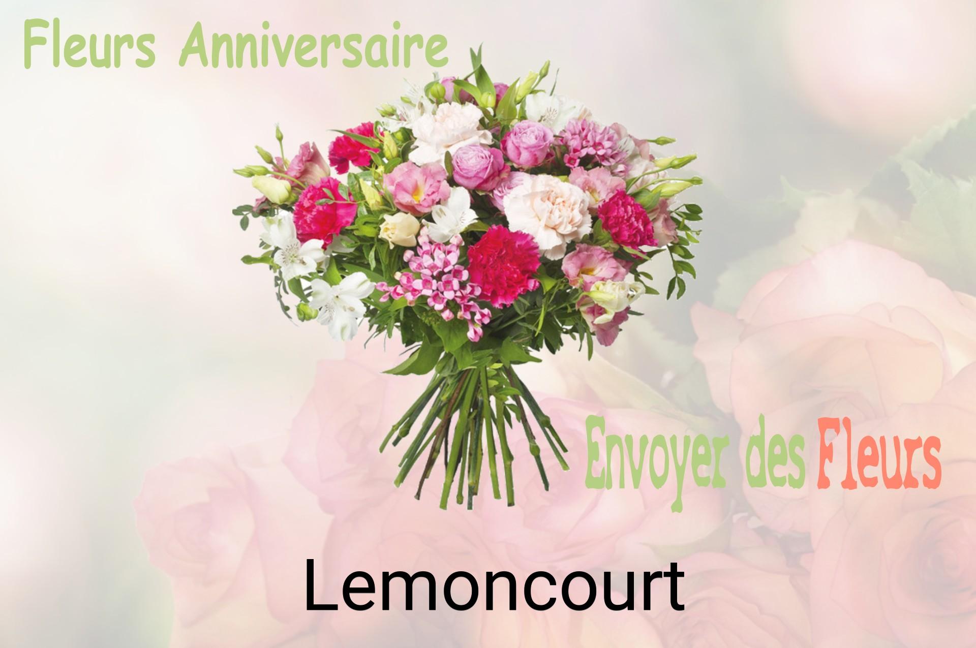 Bouquet de fleurs d’anniversaire livré à Lemoncourt